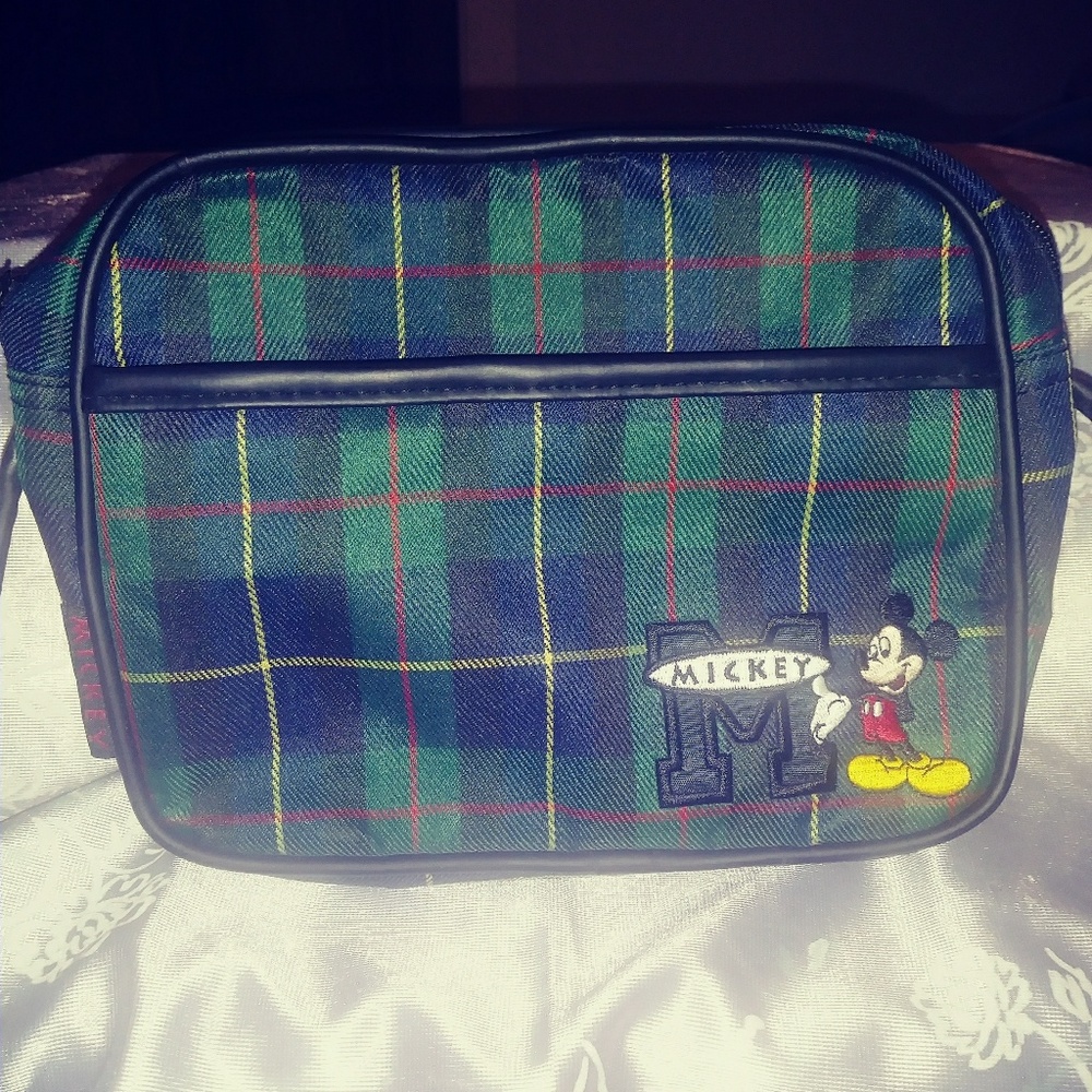 Official Mickey Mouse Plaided Purse
